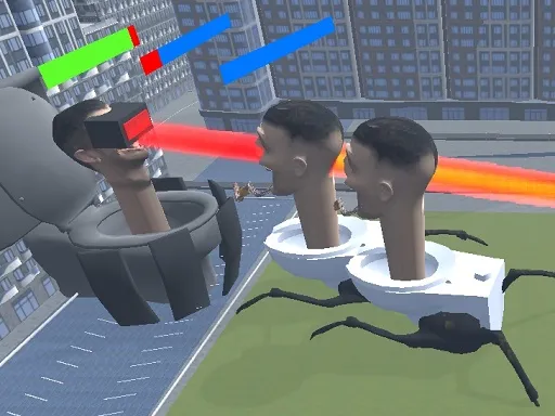 Merge Toilet Skib Fight gameplay preview