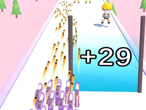 Merge Weapons Shooting 2048 gameplay preview