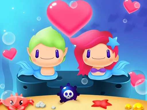 Mermaid My Valentine Crush gameplay preview