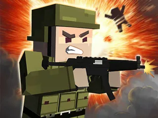 Mineblock Gun Shooting gameplay preview