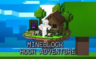 Mineblock Hook Adventure gameplay preview