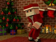 Minecraft Christmas Jigsaw Puzzle gameplay preview