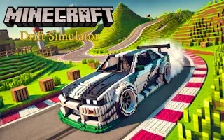Minecraft Drift Simulator gameplay preview