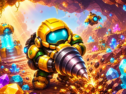 Miner: drilling gameplay preview