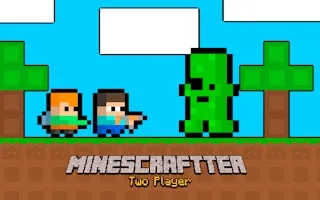 Minescraftter Two Player gameplay preview