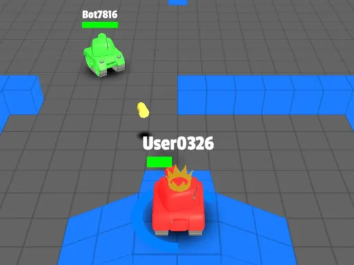 Mini Tanks io gameplay preview