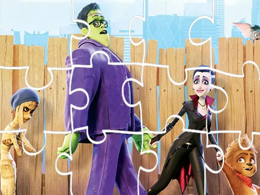 Monster Family Jigsaw gameplay preview
