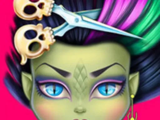 Monster Hair Salon: Crazy Hair Game gameplay preview