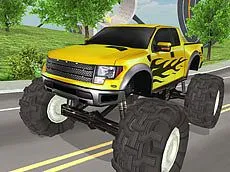 Monster Truck Driving Simulator Game gameplay preview