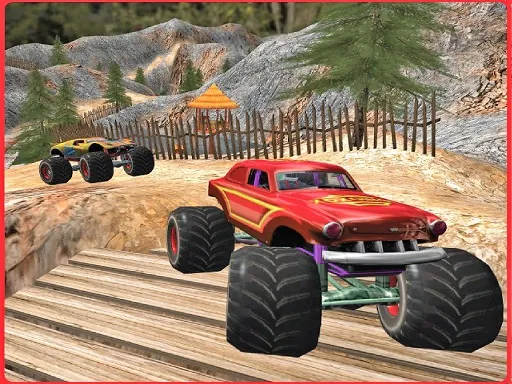 Monster Truck Offroad Driving Game gameplay preview