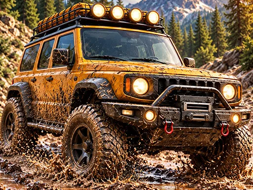 Mud Trails 4x4 Jeep Game gameplay preview
