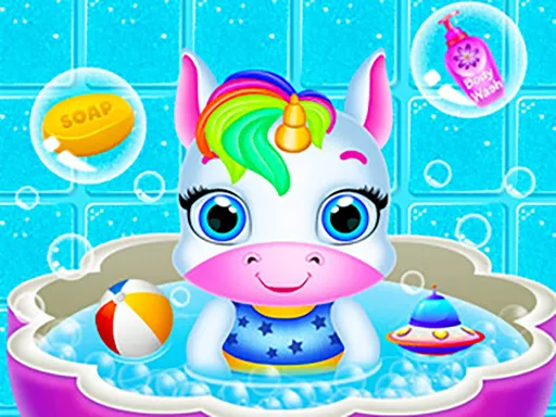 Newborn Unicorn Daycare gameplay preview