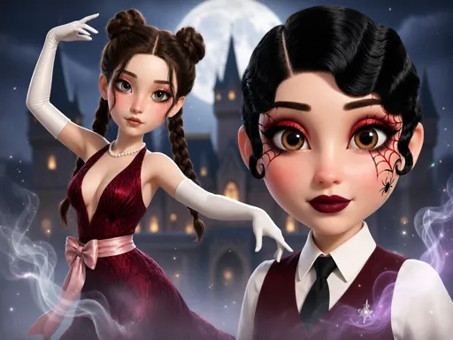 Night Silk Dark City Fashionistas gameplay preview