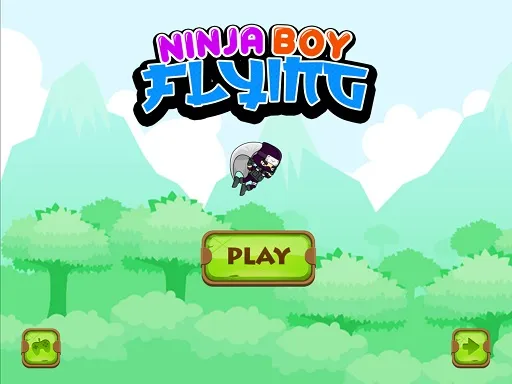 Ninja flying boy gameplay preview