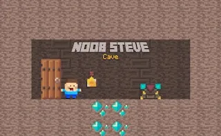 Noob Steve Cave gameplay preview
