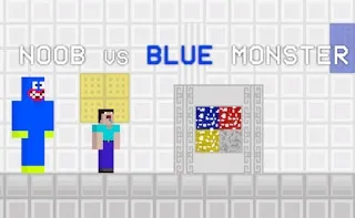 Noob vs Blue Monster gameplay preview