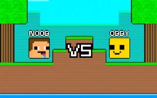 Noob vs Obby Two-Player gameplay preview