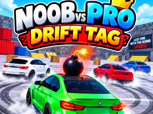 Noob vs Pro : Drift Tag gameplay preview