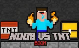 Noob vs TNT Boom gameplay preview