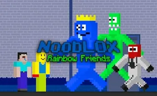 NoobLOX Rainbow Friends gameplay preview