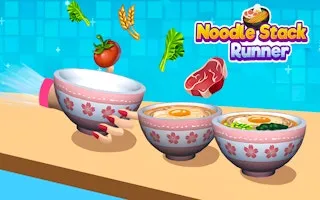 Noodle Stack Runner gameplay preview