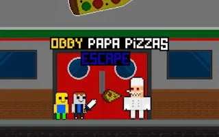 Obby Papa Pizzas Escape gameplay preview