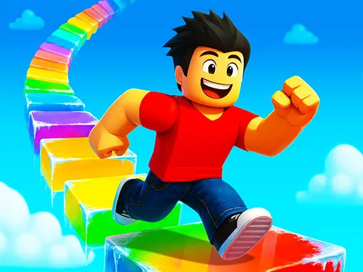 Obby Rainbow Tower gameplay preview