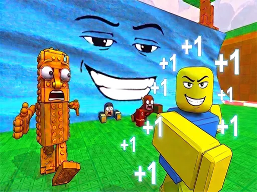 Obby Tsunami Runner gameplay preview