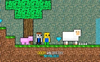 Obby vs Bacon MCSkyblock gameplay preview