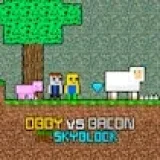 Obby vs Bacon MCSkyblock