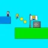 Obby vs Bacon Rainbow Parkour