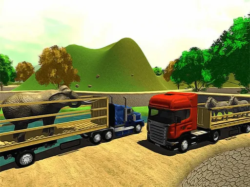 Offroad Animal Truck Transport Simulator 2020 gameplay preview