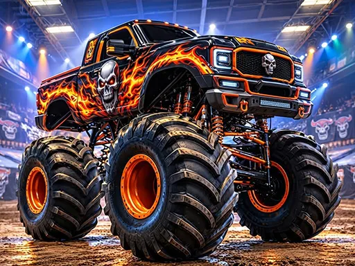 Offroad Monster Truck Game gameplay preview
