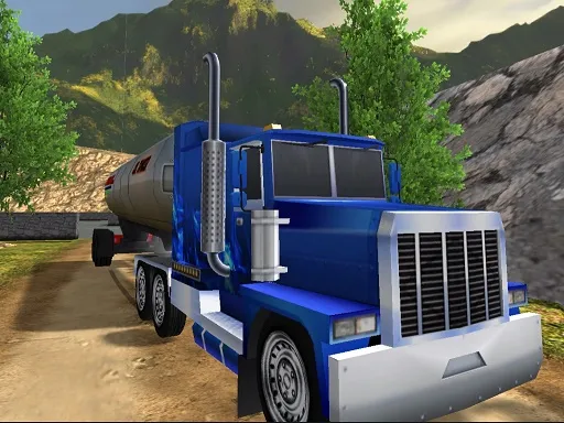 Oil Tank Truck Driving Sim gameplay preview