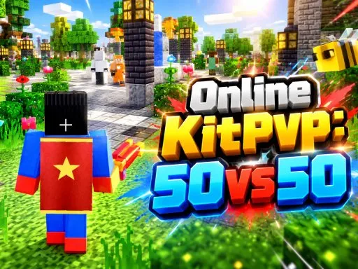Online KitPvP : 50vs50 gameplay preview
