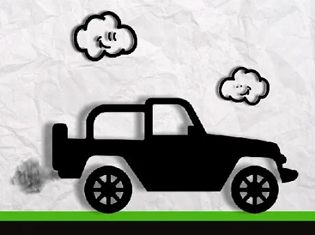 Paper Monster Truck Race gameplay preview