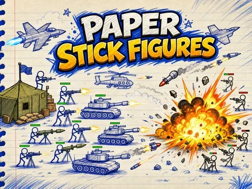 Paper Stick Figures gameplay preview