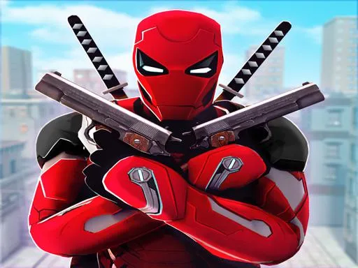 Parkour Superhero Game: City Ninja Robot Street Fi gameplay preview