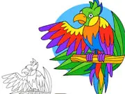 Parrot Pal Coloring gameplay preview