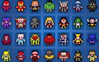 Pictures by Numbers - Superheroes gameplay preview