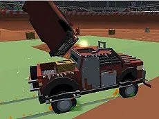 Pixel Car Crash Demolition v1 gameplay preview