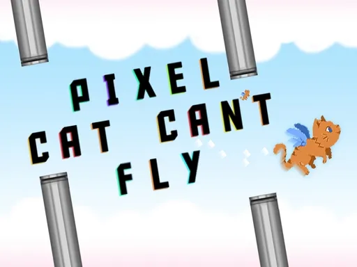 Pixel Cat Cant Fly gameplay preview