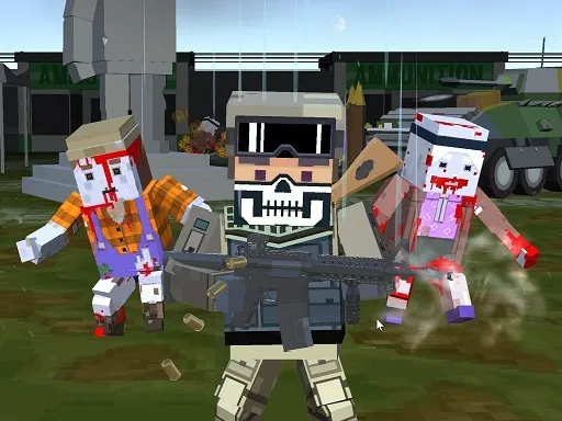 Pixel multiplayer survival zombie gameplay preview