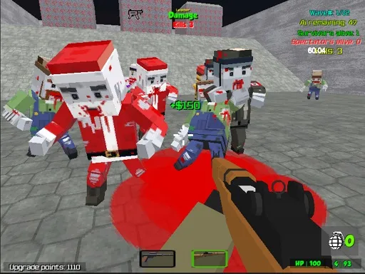 Pixel Wars Apocalypse Zombie blocky combat gameplay preview