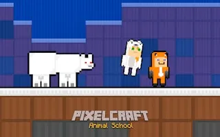 Pixelcraft Animal School gameplay preview