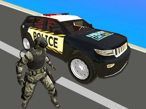 Police Car Chase Online gameplay preview