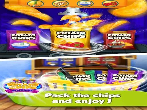 Potato Chips Making gameplay preview