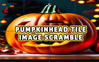 Pumpkinhead Tile Image Scramble gameplay preview