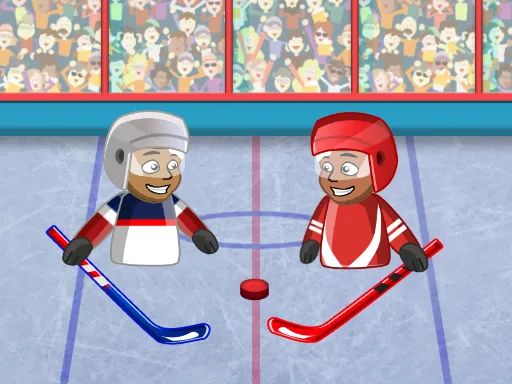 Puppet Hockey Battle gameplay preview