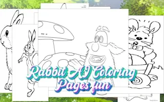 Rabbit AI Coloring  Pages fun gameplay preview